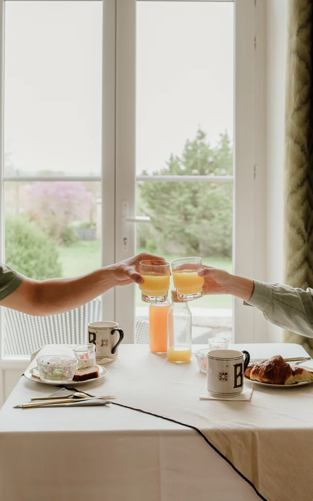 Petit déjeuner en amoureux à la Maison Balmelle