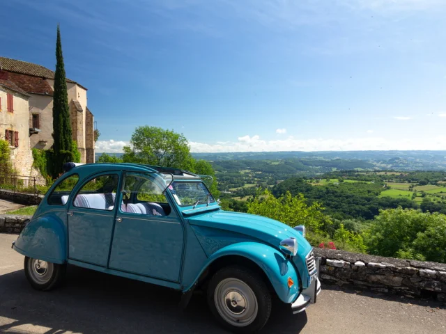 En 2CV à Loubressac